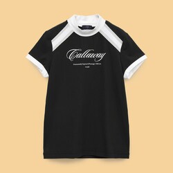 ゴルフウェアレディース ハンソデモック BK Mサイズ CWA25L C25134203 1010