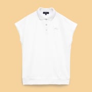 ゴルフウェアレディース フレンチスリーブポロ WH Mサイズ CWA25L C25134208 1030