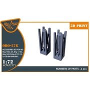 CPUA72171 1/72 ORO-57K 57mmロケット弾ポッド 2個入 [プラモデル用パーツ]