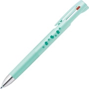 限定 3色ボールペン ブレン3C 0.7mm 猫柄 ブルーグリーン B3A88-BG-YDN