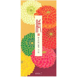 限定 一筆箋594 シルク ポンポン菊柄 89594006