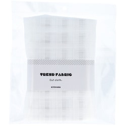 トレンドファブリック 刺繍生地 リボンチュール 150cm巾×50cmカット W ホワイト TF-73C W