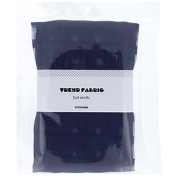 トレンドファブリック 刺繍生地 リボンチュール 150cm巾×50cmカット NV ネイビー TF-73C NV