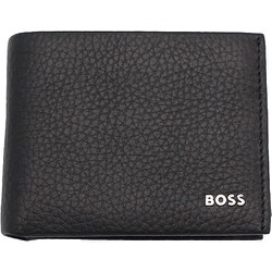 コンパクト財布 Black レザー 50548805