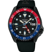 5SPORTS（ファイブスポーツ） SKX series メカニカルGMT メンズ シリコンバンド PEPSI コラボレーション限定 SBSC023