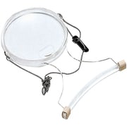 首掛け型ハンズフリールーペ IHL-6500-P(CR)2X(小玉4X)