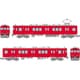 337683 Nスケール 塗装済みディスプレイモデル 鉄道コレクション 名古屋鉄道6000系（5次車・三河線）2両セット [鉄道模型]