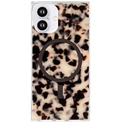 Square MagSafe Case for iPhone 16 Blonde Tortoise Shell FT056902