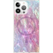 Square MagSafe Case for iPhone 16 Pro Max Pink Mother of Pearl FT056744