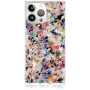 Square MagSafe Case for iPhone 16 Pro Max Rainbow Confetti Tortoise FT056752