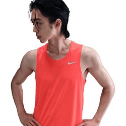 マイラータンクトップ メンズ ランニングウェア シャツ オレンジ（635） Lサイズ DV9322