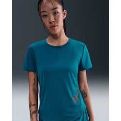 テンポスウッシュラン Dri-FITショートスリーブランニングトップ レディース ランニングウェア シャツ グリーンアビス/ブラック（301） Sサイズ HV2773
