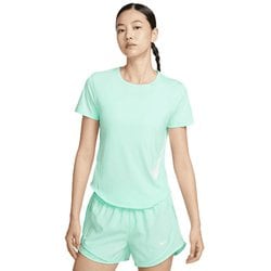 テンポスウッシュラン Dri-FITショートスリーブランニングトップ レディース ランニングウェア シャツ グリーン（353） Sサイズ HV2773
