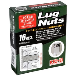 KYO-EI ラグナット 袋ナット クロームメッキ 21HEX M12×P1.5 16P 101SS-16P