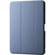 iPad Air ケース 11インチ ( M3 / M2 ) / 10.9インチ 第5世代 第4世代 マグネット式フラップ カバー Apple Pencil収納 フリーアングル スタンド オートスリープ機能 衝撃吸収 ハニカム構造 ブルーグレー TB-A25MSABG