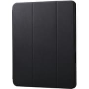 iPad Air ケース 13インチ ( M3 / M2 ) マグネット式フラップ カバー Apple Pencil収納 フリーアングル スタンド オートスリープ機能 衝撃吸収 ハニカム構造 ブラック TB-A25XSABK