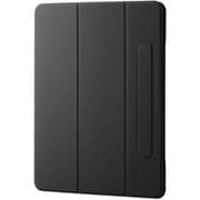 iPad Air ケース 13インチ ( M3 / M2 ) マグネット着脱フラップ カバー 2アングル 三つ折りスタンド オートスリープ機能 軽量 薄型 ブラック TB-A25XWVPF2BK