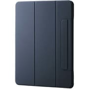 iPad Air ケース 13インチ ( M3 / M2 ) マグネット着脱フラップ カバー 2アングル 三つ折りスタンド オートスリープ機能 軽量 薄型 ネイビー TB-A25XWVPF2NV