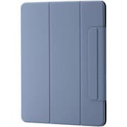 iPad Air ケース 13インチ ( M3 / M2 ) マグネット着脱フラップ カバー 2アングル 三つ折りスタンド オートスリープ機能 軽量 薄型 ブルーグレー TB-A25XWVPF2BG