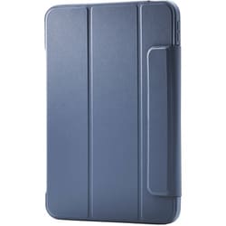 iPad ケース 11インチ （ A16 ） / 10.9インチ 第10世代 マグネット式フラップ カバー 2アングル スタンド オートスリープ機能 軽量 薄型 耐衝撃 背面クリア ブルーグレー TB-A25RWVFCBG