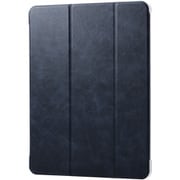 iPad Air ケース 13インチ ( M3 / M2 ) フラップ カバー 2アングル スタンド オートスリープ機能 軽量 薄型 背面クリア ネイビー TB-A25XWVNV