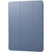 iPad Air ケース 13インチ ( M3 / M2 ) フラップ カバー 2アングル スタンド オートスリープ機能 軽量 薄型 背面クリア ブルーグレー TB-A25XWVBG