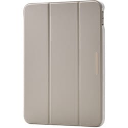 iPad ケース 11インチ （ A16 ） / 10.9インチ 第10世代 マグネット式フラップ カバー Apple Pencil収納 2アングル スタンド オートスリープ機能 軽量 薄型 耐衝撃 背面クリア グレージュ TB-A25RWVJM3GB
