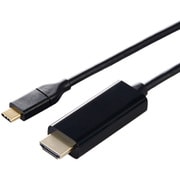 USB-C HDMI 変換ケーブル 3m 4K/60Hz対応 <Windows MacBook Chromebook Android iPhone iPad 対応> ミラーリング 映像出力 ブラック MPA-CHDMI30BK3