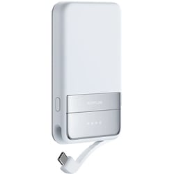 RAPID Magnetic Power Bank 5000mAh マグネット式 モバイルバッテリー 30W PD3.0 Qi2ワイヤレス充電/内蔵型充電ケーブル/内蔵スタンド ライトブルー EF-RAPID5000-L-JP
