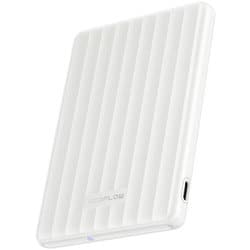 7.5Wワイヤレス充電対応 RAPID Mag Power Bank 5000mAh モバイルバッテリー USB-C×1 20W急速充電 EF-RAPIDQI1-5K-W-JP
