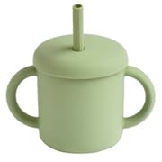 ストローマグ ベビー SUCSUC ストロー付シリコーンマグ PK 200ml グリーン 22245