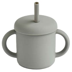 ストローマグ ベビー SUCSUC ストロー付シリコーンマグ PK 200ml グレー 22246