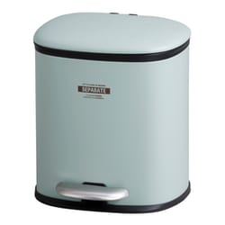 ゴミ箱 5L 2分別 セパレ・ペダルビン グリーン HF-701-GR