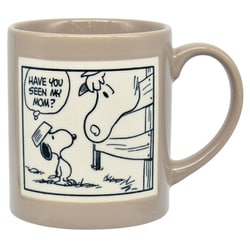 マグカップ 300ml スヌーピー PEANUTS 磁器 グレー PJ-1500