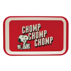 トレー 26cm S スヌーピー PEANUTS プラスチック レッド PL-1401