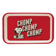 トレー 26cm S スヌーピー PEANUTS プラスチック レッド PL-1401