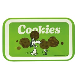 トレー 26cm S スヌーピー PEANUTS プラスチック グリーン PL-1402