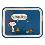 トレー 33cm M スヌーピー PEANUTS プラスチック ブルー PL-1600