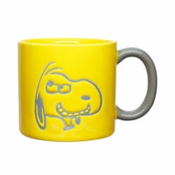 マグカップ 340ml スヌーピー PEANUTS 磁器 イエロー PM-1811