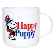 マグカップ 440ml スヌーピー PEANUTS 耐熱ガラス HappyPuppy PM-2901