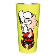 タンブラー 490ml スヌーピー PEANUTS ステンレス イエロー PM-2202