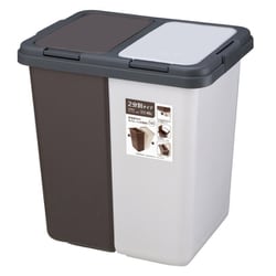 ゴミ箱 40L 2分別式ペール 横型