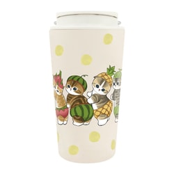 タンブラー 360ml mofusand キャリー 保温 保冷 もぎたてにゃん 53-2181