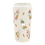 タンブラー 360ml mofusand キャリー 保温 保冷 うさにゃん 53-2183