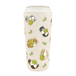 タンブラー 430ml mofusand キャリー 保温 保冷 フルーツにゃん 53-2186