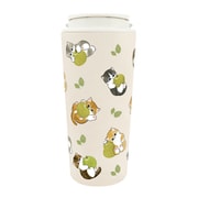 タンブラー 430ml mofusand キャリー 保温 保冷 フルーツにゃん 53-2186