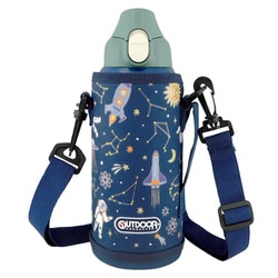 水筒 700ml アウトドアプロダクツ ステンレスワンプッシュボトル スペース 314-314