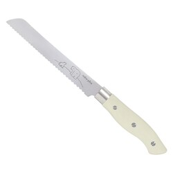 パン切り包丁 20cm mere pere シロクマ ステンレス製 ホワイト 770-290