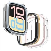 アップルウォッチ 対応 カバー 耐衝撃 フレーム カラー きせかえ 可能 TPU 保護 ケース 保護ケース DUO CASE クリア EL_W46CSPTD0_CL
