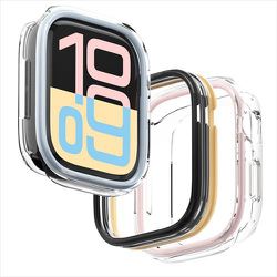 アップルウォッチ 対応 カバー 耐衝撃 フレーム カラー きせかえ 可能 TPU 保護 ケース 保護ケース DUO CASE クリア EL_W12CSPTD0_CL